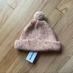 NWT Misha & Puff Adult Garter Hat, Dusty Rose Confetti